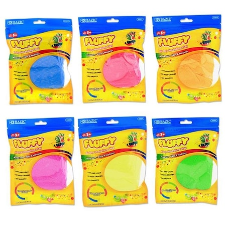 Bazic Products DDI 2343449 BAZIC 2 oz. Fluorescent Colors Air Dry Modeling Clay Case of 48 2343449